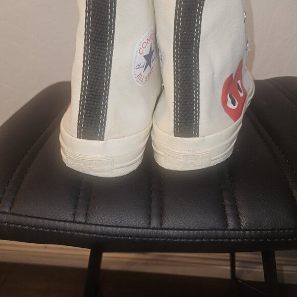 Converse x Comme des Garçons PLAY Chuck 70 - Men’s Size 9 - Picture 4 of 7